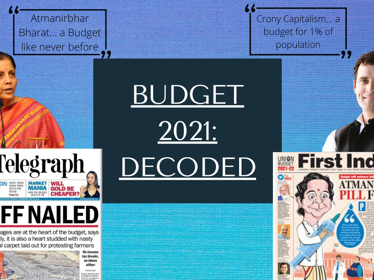 UNION BUDGET 2021: DECODED
